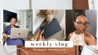 LIVING IN TORONTO #4 | WORKING FROM HOME, MENTALLY EXHAUSTED? AMAZON HAUL | THE ALMA CHRONICLE