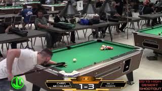 Billy Thorpe 7 balls on the break (8 ball)