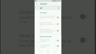 How to enable double tap to wake up screen on Asus Zenfone Max Pro M1