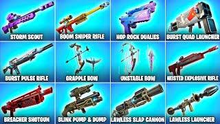 Evolution of All Fortnite Exotic Weapons & Items (Chapter 2 - Chapter 6 Season 2)