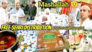 Hyderabad In Ramadan:- FREE SEHRI DISTRIBUTION || For All Needful People  ALHAMDULILLAH..