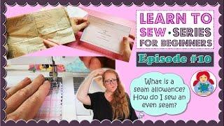 What is a seam allowance? How to cut and sew the fabric? + DIY Seam Guide • Learn to sew