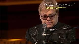 GOODBYE YELLOW BRICK ROAD (ELTON JOHN) - LEGENDADO - HD