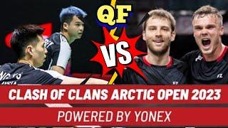 [QF]ONG YEW SIN-TEO EE YI ️ RASMUS KJAER-FREDERIK SOGAARD‼️#arcticopen2023