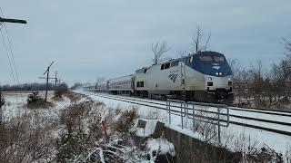 VIA 97 - AMTK 90 at 3rd Street Louth