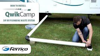 How to Install a QwikCamp RV Plumbing Waste System by Fernco | DIY RV Sewer Hookup