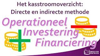 Het kasstroomoverzicht: Directe en indirecte methode | Bedrijfseconomie (vwo, géén CE-stof)