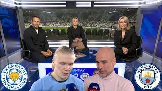 Man City vs Leicester City 2-0 Interview Pep Guardiola very happy Erling Haaland post-match analysis