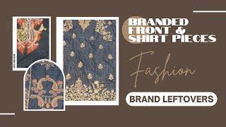 Branded Front Piece And Shirt Pieces| Brand LeftoversAi, Branded Front Piece, Designer's hook.