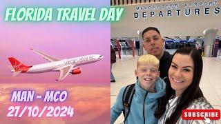 Orlando Florida Travel Day | 27/10/24 | Flying From Manchester To Orlando With Virgin Atlantic! ️