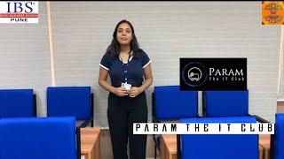 IBS Pune Official | Zeal 2k22 | Param the IT Club