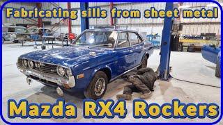 Hand Fabricating sills on the MAZDA RX4