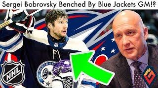 Sergei Bobrovsky Benched By Columbus Over Locker Room Drama!?