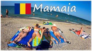  Mamaia Romania Beach Walk   4K Walking Tou️  (Sunny Day)