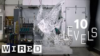 「氷彫刻」の技術を10のレベルで実演 | Levels | WIRED Japan