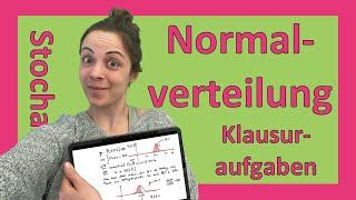 ZUSAMMENFASSUNG Normalverteilung | Typische Klausuraufgaben wie im Abitur Stochastik