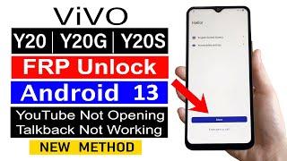 Vivo Y20/Y20g/Y20s.. Google Account Remove ANDROID 13️ Latest Update (No Need Computer)