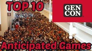 Top 10 Most Anticipated Games at Gencon 2024