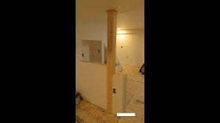 Finishing a Basement - Part 6d - Enclosing Support Posts