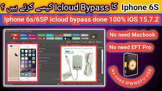 Iphone 6s icloud bypass done 100% iOS 15.7.2 by unlock tool | Iphone 6s icloud unlock kaise kare