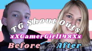 Transgender Shout Outs #0054 ️‍️ (xXGamerGirlXx) HRT Male To Female Transition Timeline.