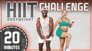 20 Minute Full Body HIIT Challenge (No Equipment)