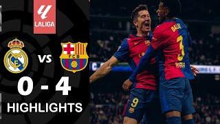 Real Madrid vs FC Barcelona 0-4 Highlights & Goals | El Clasico LaLiga 24/25