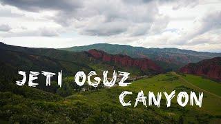 Jeti-Oguz Canyon | Seven Bulls Rocks| One of the million beautiful locations in Kyrgyzstan ISSYK-KUL