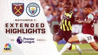 West Ham United v. Manchester City | PREMIER LEAGUE HIGHLIGHTS | 8/31/2024 | NBC Sports