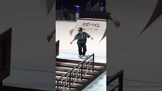 how good is this nollie crooked from Yuto?  #skateboarding  #frontsidetv #worldskate