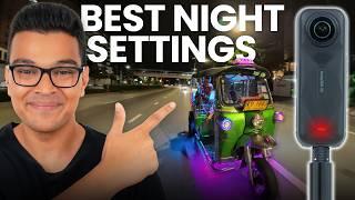 Insta360 X5 Best Night Settings Tutorial