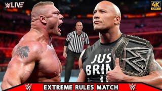 Brock Lesnar v.s The Rock | WWE 7 March 2025 | Extreme Rules Match | THE GREAT AMERICAN BASH 2025