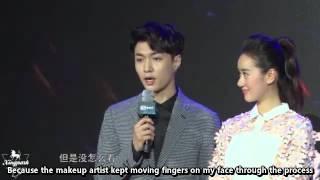 [Xingpark][Eng sub]The Mystic Nine Press Interview: Yixing doesn't like dressing in female costumes