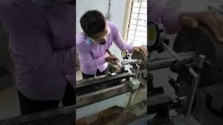 K.M.Patel ITI. V. V. Nagar, Anand#shorts## Dial Indiactors Zero Level Job Thru On the Lathe Machine#