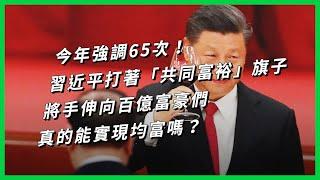 今年強調65次！習近平打著「共同富裕」旗子 將手伸向百億富豪們 真的能實現均富嗎？【TODAY 看世界】