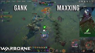 Shamelessly Abusing Vryssia to Gank Maxx in Warborne Above Ashes