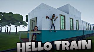 Hello Neighbor in TRAIN?! | HELLO TRAIN MOD GAMEPLAY