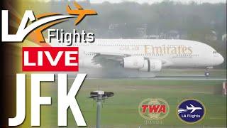 LIVE AT JFK! | LIVE Wet & Rainy Plane Spotting | December 28, 2024