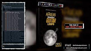 Free Download 170+ Guitar Loops 100% Royalty Free | Moonlight Afrobeats Kit Pack