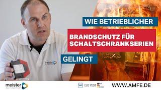 Wie betrieblicher Brandschutz für Schaltschrankserien gelingt