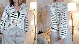 How to crochet a jacket/cardigan.