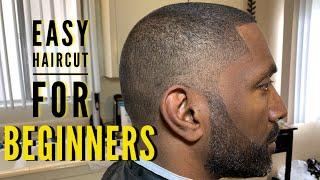 EASY HAIRCUT FOR BEGINNERS | Home Cut During Coronavirus #WithMe | Barber Garrick Dixon |