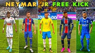 Evolution NEYMAR JR Free Kicks From FIFA 2010 to 2025