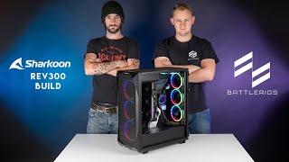 Sharkoon REV300 Gaming PC Build | Battlerigs | Full RGB Rig Setup