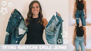 AMERICAN EAGLE CURVY JEANS | Review & Try-On *honest