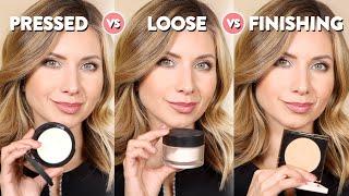 Powders 101: What's the difference between loose, pressed, setting and finishing powders + TOP Faves