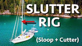 We turned Calico Skies into a Slutter (aka sloop/cutter, solent rig) (Calico Skies Sailing, Ep 74)