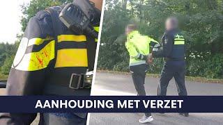 Politie | Aanhouding met verzet | Assistentie collega | Drugsdealer | Mishandeling van een ambtenaar