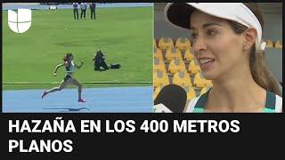 Nuevo récord de atletismo en México: Paola Morán supera la marca de Ana Gabriela Guevara