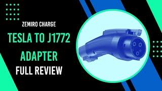 Zemiro Tesla to J1772 AC Adapter Full Review